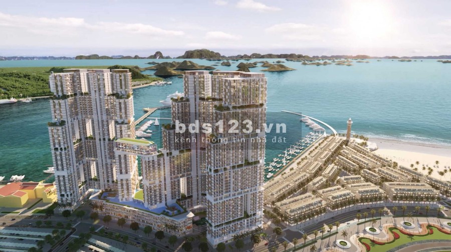 Căn hộ cao tầng mặt biển, cách biển chỉ 5m, đối diện càng tàu khách quốc tế, Sun Grand Marian Town