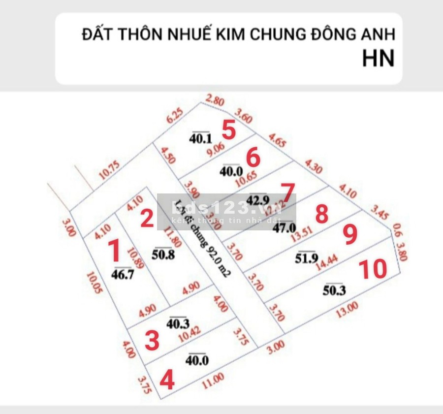 Chính chủ bán đất Kim Chung, Đông Anh, liên hệ 0966784668 pháp lý chính chủ, khu an ninh