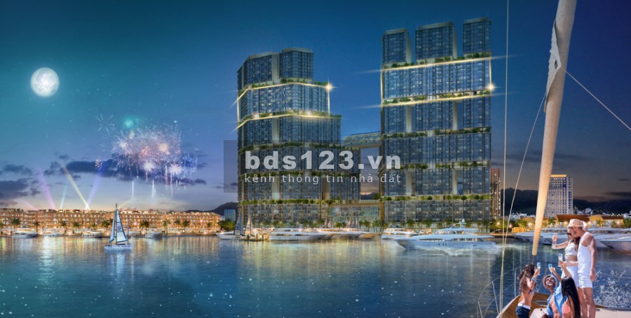 Căn hộ cao tầng mặt biển, cách biển chỉ 5m, đối diện càng tàu khách quốc tế, Sun Grand Marian Town