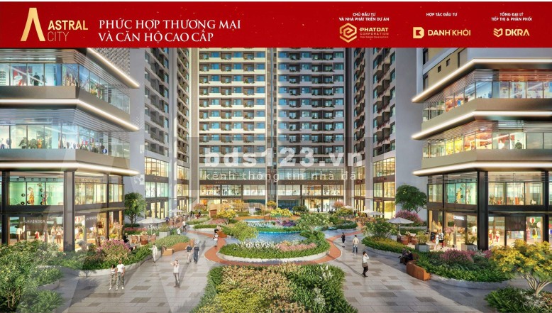 Chỉ 600 triệu sở hữu căn hộ hoa hậu view, cc Astral City, chiết khấu sâu nhất thị trường