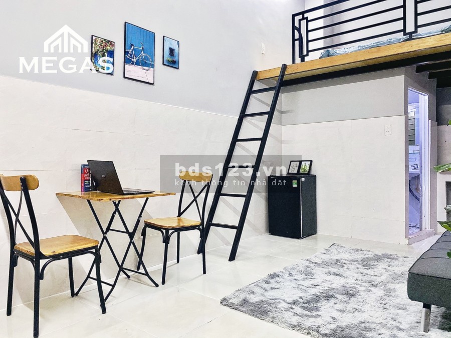 Phòng trọ gác cao Tân Bình cửa sổ thoáng nội thất bv Thống Nhất VX Lăng Cha Cả CV Hoàng Văn Thụ