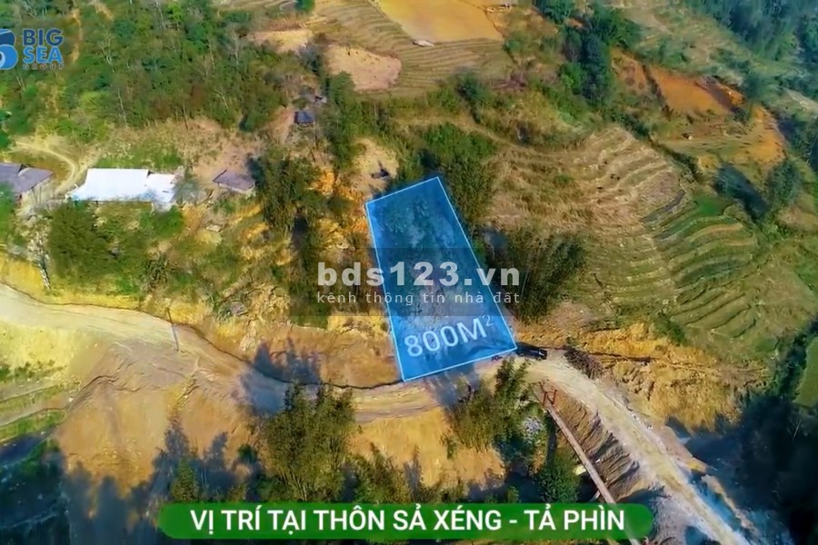 Bán Lô Đất Tả Phìn - Sapa, thuộc khu lá thuốc người Dao, đón đầu sóng quy hoạch. Giá chỉ 2tr/m2