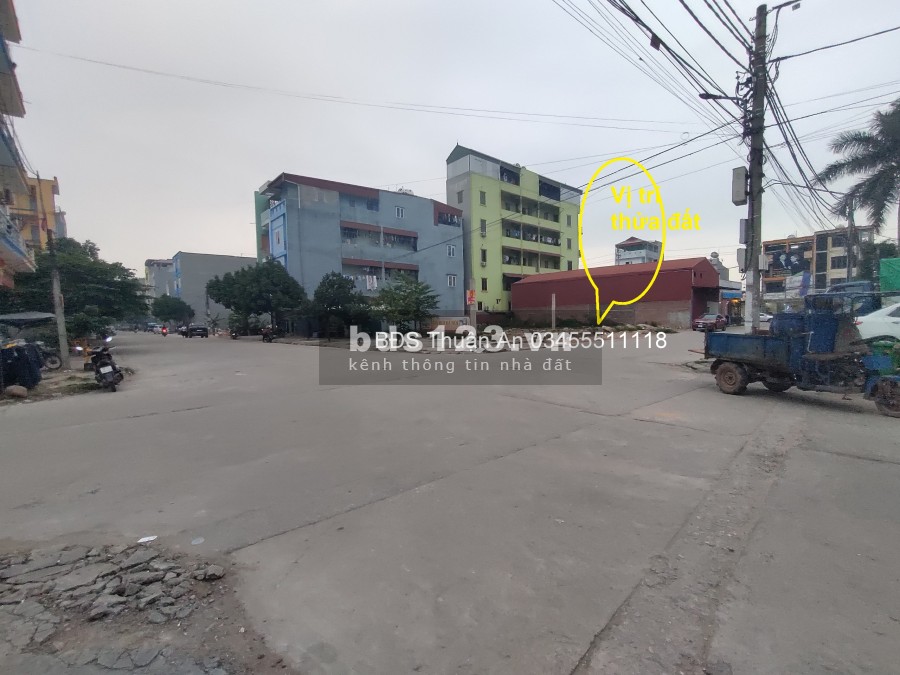Bán thửa đất diện tích 95m2 trung tâm Khu Lãm Làng, P. Vân Dương, TP. Bắc Ninh.