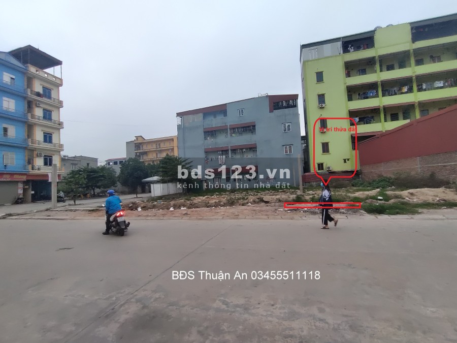 Bán thửa đất diện tích 95m2 trung tâm Khu Lãm Làng, P. Vân Dương, TP. Bắc Ninh.