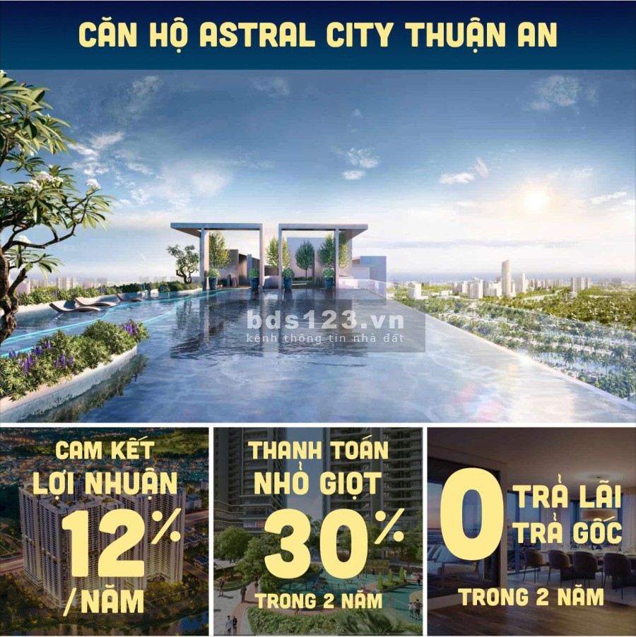 Thanh toán 600 triệu chiết khấu ngay 200 triệu sở hữu căn hộ cao cấp bậc nhất Thuận An