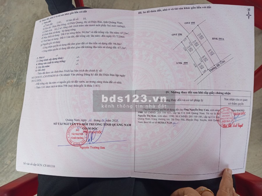 Bán gấp lô đất thuộc Lệ Sơn 2 Hòa Tiến, Hòa Vang, giá rẻ liên hệ 0779503904 pháp lý đủ