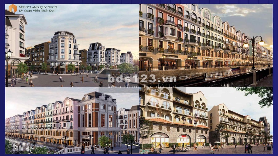 Suất nội bộ giá trực tiếp chủ đầu tư chỉ từ 15 tỷ có ngay căn 2 mặt tiền Merry Land Quy Nhơn