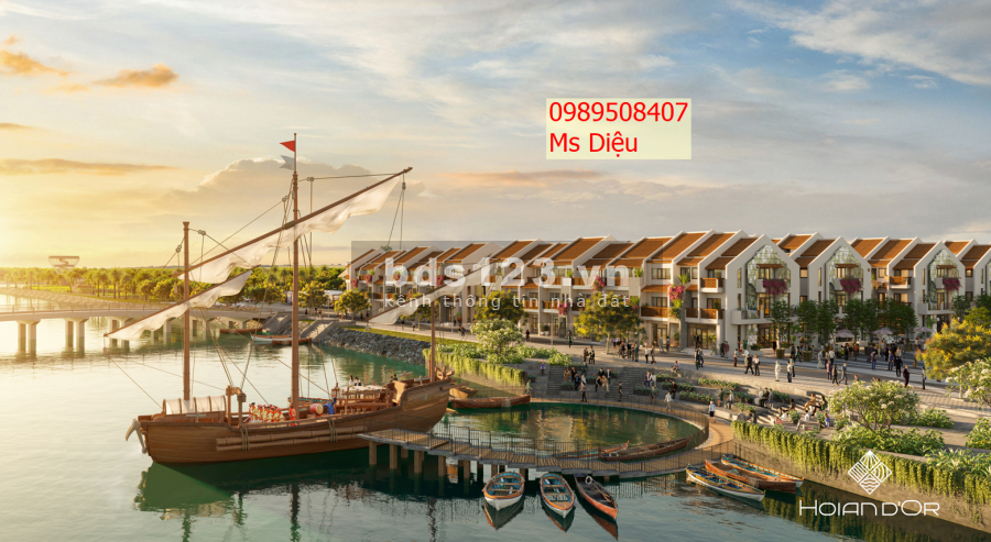 Sở hữu shophouse trung tâm Hội An, giáp 3 mặt sông Thu Bồn, pháp lý đầy đủ, giá tốt