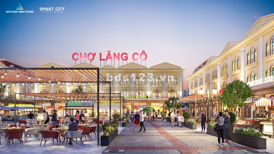 Chợ Lăng Cô Huế - Dự án tiềm năng mang lại giá trị lớn cho cư dân kinh doanh, nhà đầu tư