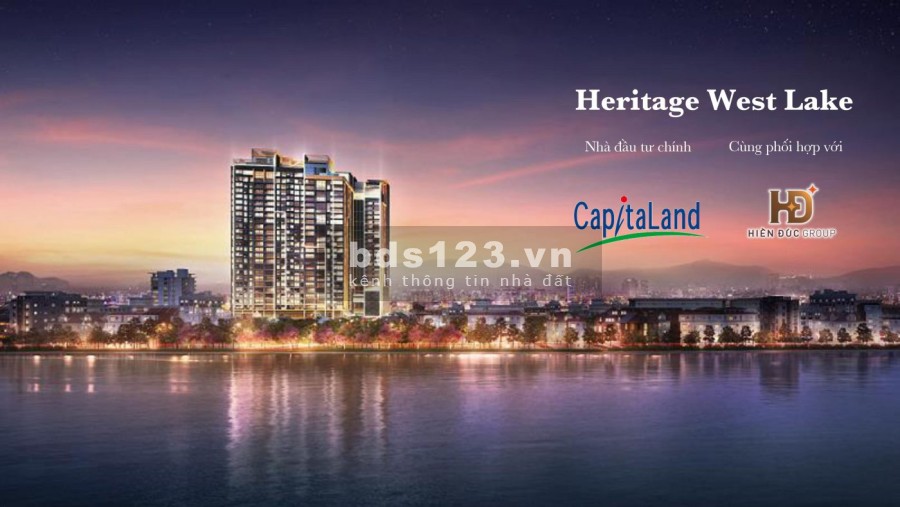 Dự án siêu đẳng cấp dành riêng cho người đẳng cấp Heritage West Lake Lạc Long Quân Tây Hồ