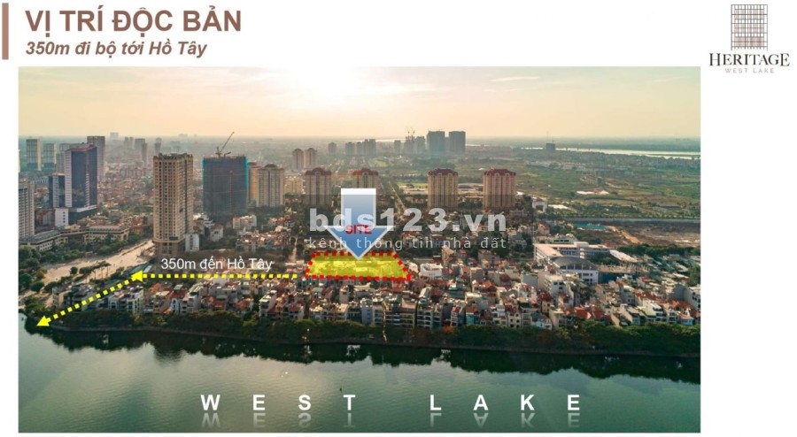 Dự án siêu đẳng cấp dành riêng cho người đẳng cấp Heritage West Lake Lạc Long Quân Tây Hồ
