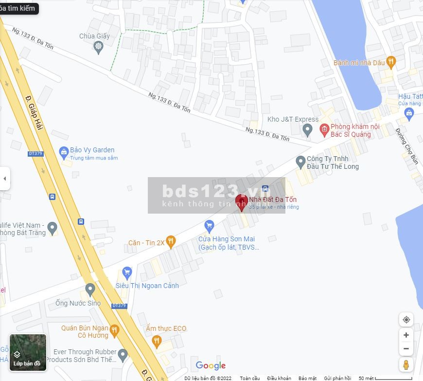 Nhà mặt đường Đa Tốn dt 70m2 cho thuê kd lâu dài