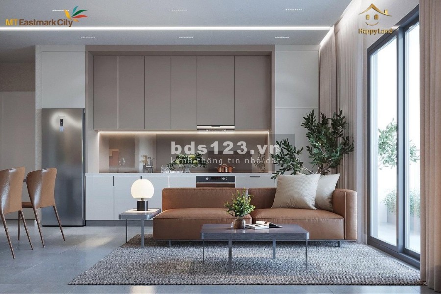 Sở hữu căn hộ 1+1 chung cư Mr Eastmark City dtsd 65.1m2 thanh toàn 700 triệu nhận nhà