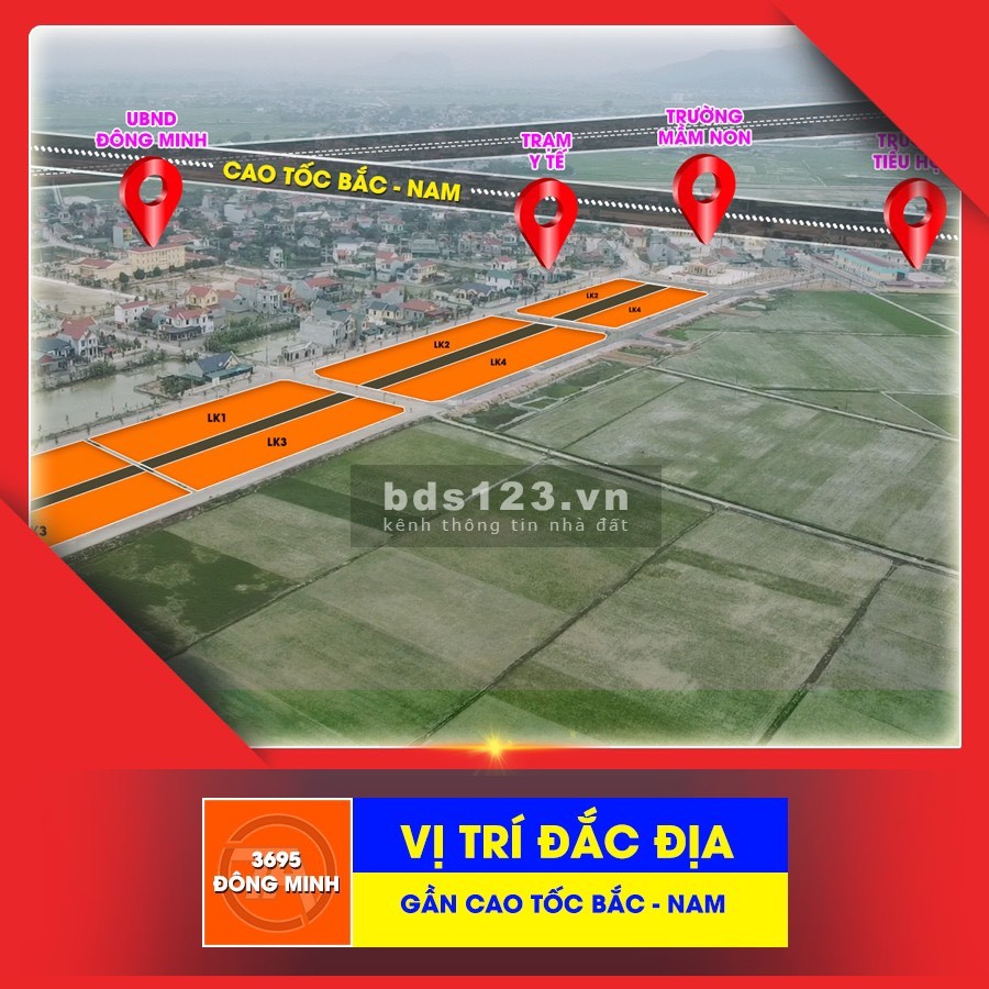 Còn 4 lô giá siêu đầu tư Đông Minh Đông Sơn liên hệ 0985556131, pháp lý chuẩn