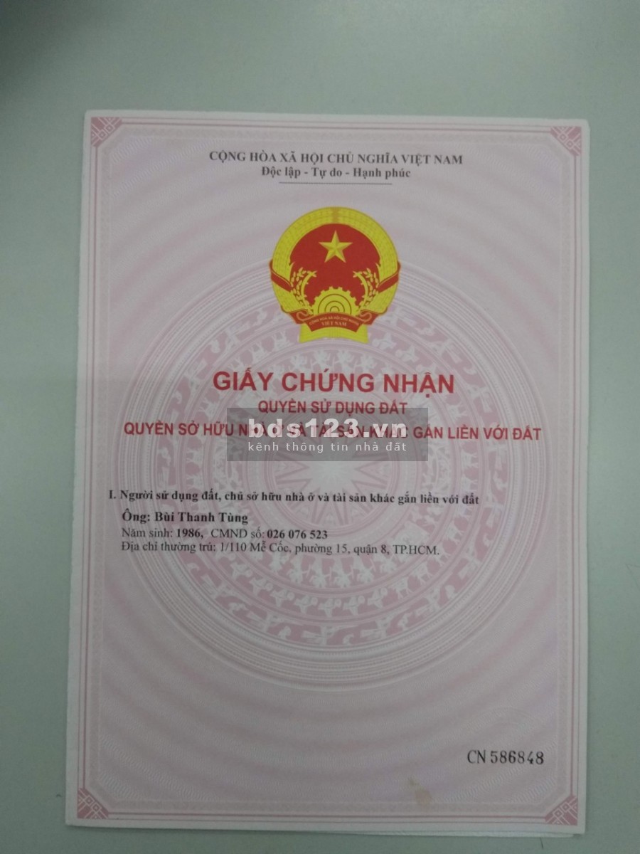 Hàng ngợp bán lô đất diện tích 155,8 m2 đất Full thổ cư, giá chỉ 30 triệu/m2, Bình Tân - HCM