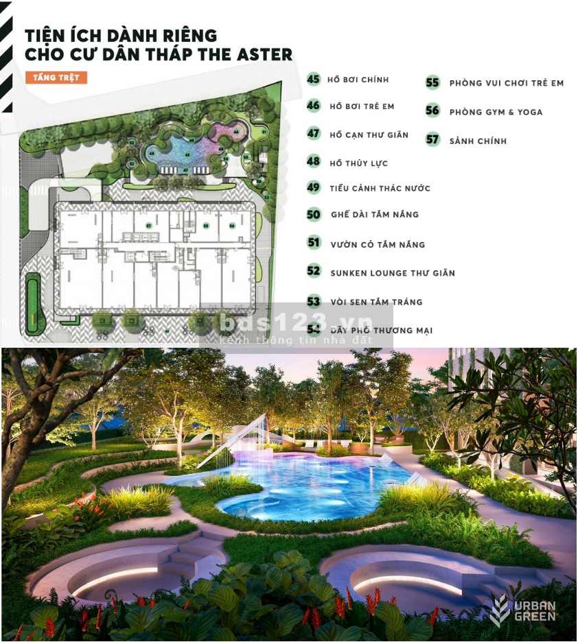 Bán căn hộ chung cư Urban Green pháp lý chính chủ giá tốt, tiện ích đầy đủ, khu dân cư đông đúc