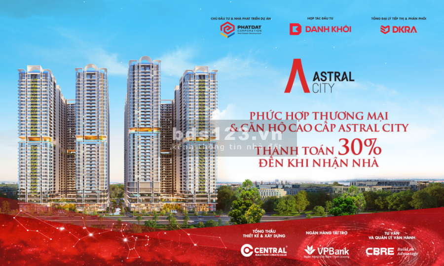 Bán căn hộ chung cư Astral City đắt giá từ 1.9 tỷ, pháp lý chính chủ, giá tốt tiện đầu tư sinh lời