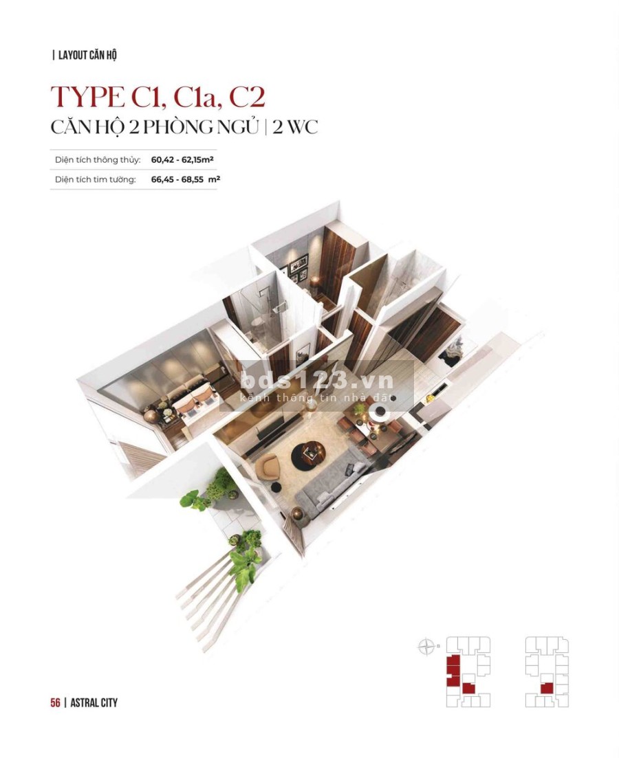 Bán căn hộ chung cư Astral City đắt giá từ 1.9 tỷ, pháp lý chính chủ, giá tốt tiện đầu tư sinh lời