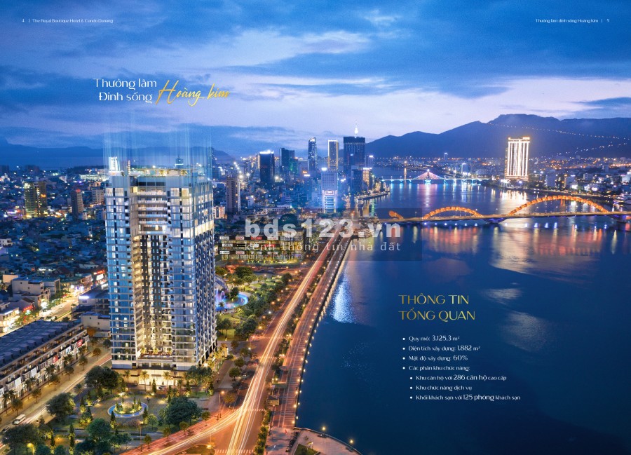 The Royal căn hộ cao cấp trực diện mặt sông Hàn Đà Nẵng, sổ hồng lâu dài giá chủ đầu tư