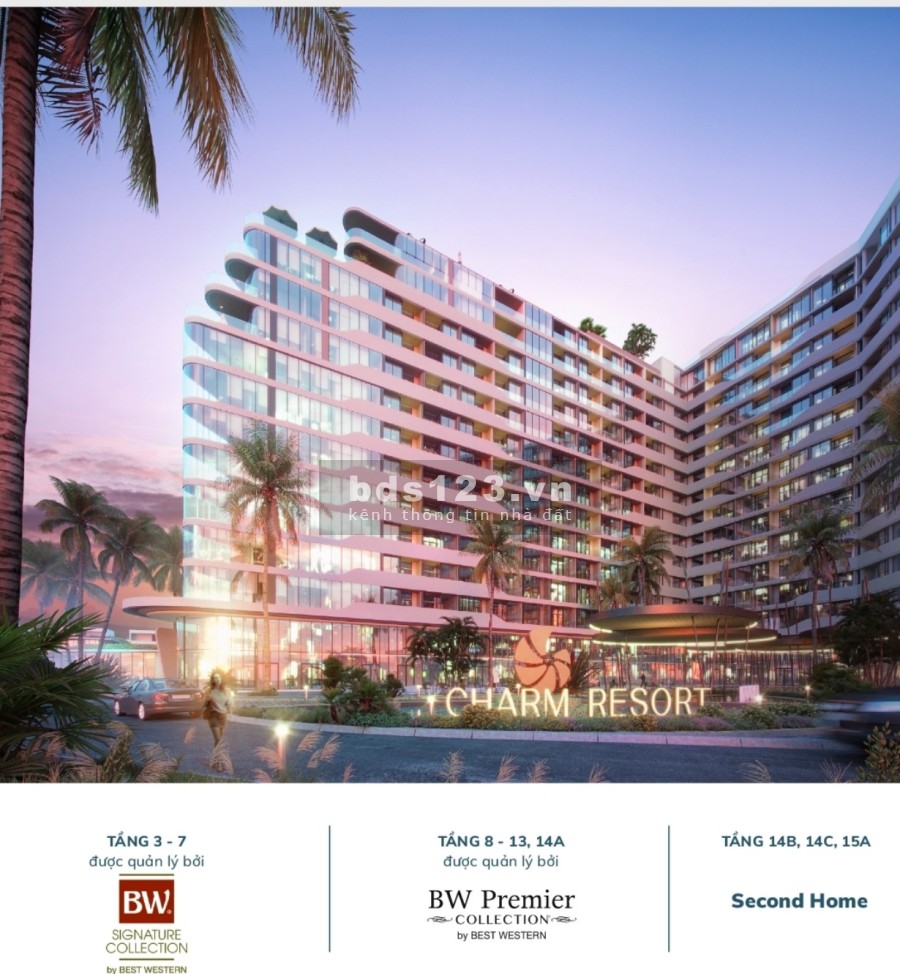 Bán Căn Hộ Nghỉ Dưỡng Chuẩn 5 Sao 2.7 Tỷ Tại Charm Resort Hồ Tràm- Bà Rịa Vũng Tàu