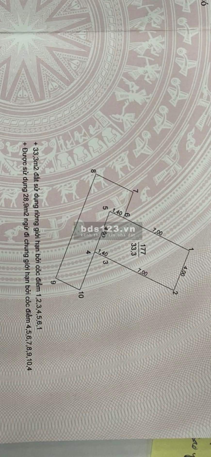 Đất Tự Khoát, Ngũ Hiệp hàng hiếm diện tích sử dụng 34m2 giá bán chỉ 1,55 tỷ, đầu tư sinh lời