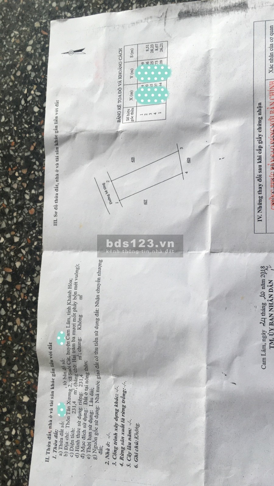 Bán đất full thổ Suối Cát, Cam Lâm giá bán chỉ 1,4 tỷ diện tích 231m2 chiều ngang 8,5m