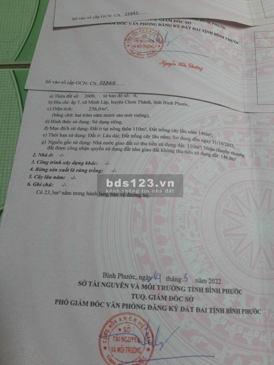 Đất nền Bình Phước giá rẻ, sổ sẵn, 100m thổ cư tiện ích đầy đủ, giá tốt, chiết khấu cao
