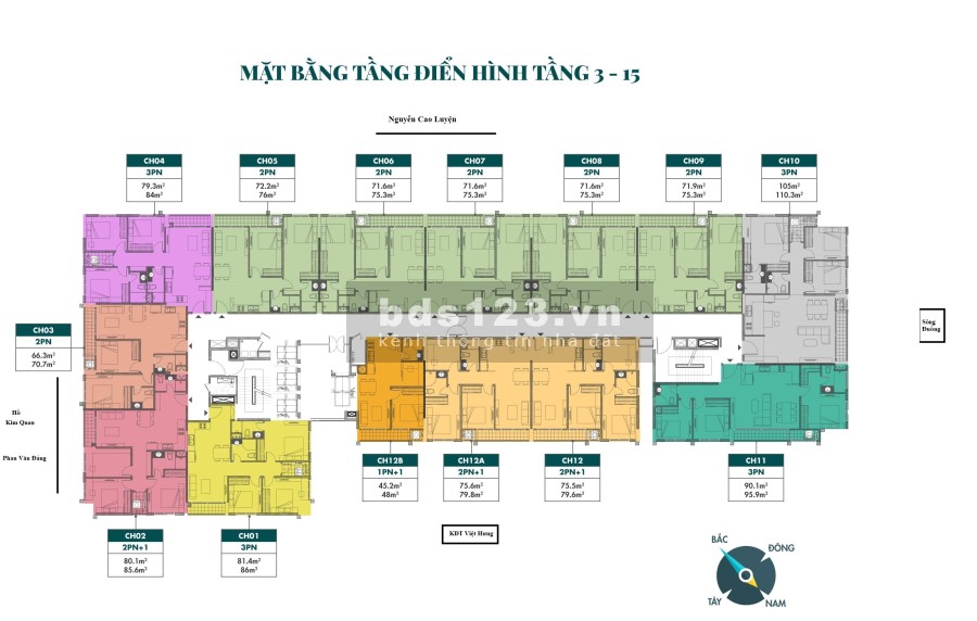 Chung cư cao cấp giá tốt nhất Việt Hưng, Long Biên DT 72m2, chỉ 2.2 tỷ