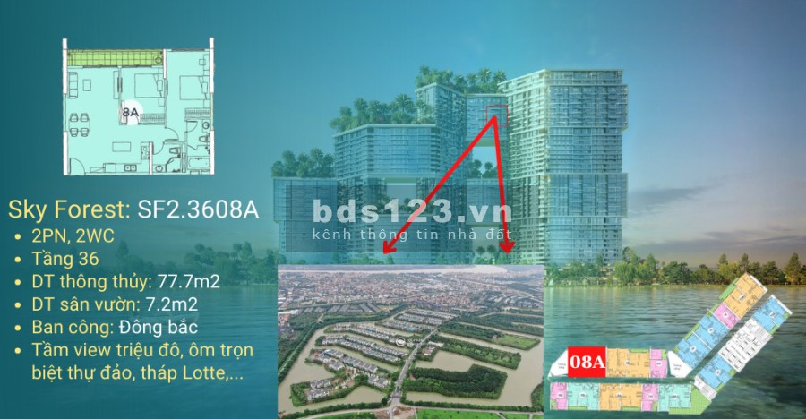 Độc quyền căn 2 pn view đẹp nhất dự án Sky Forest Ecopark cơ hội đầu tư không thể bỏ lỡ