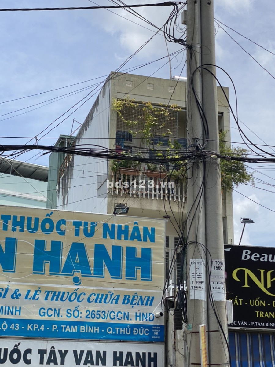 Bán nhà mt 608 Tô Ngọc Vân, Thủ Đức, giá bán 10 tỷ, làm việc chính chủ, dt 80m2, sổ sẵn