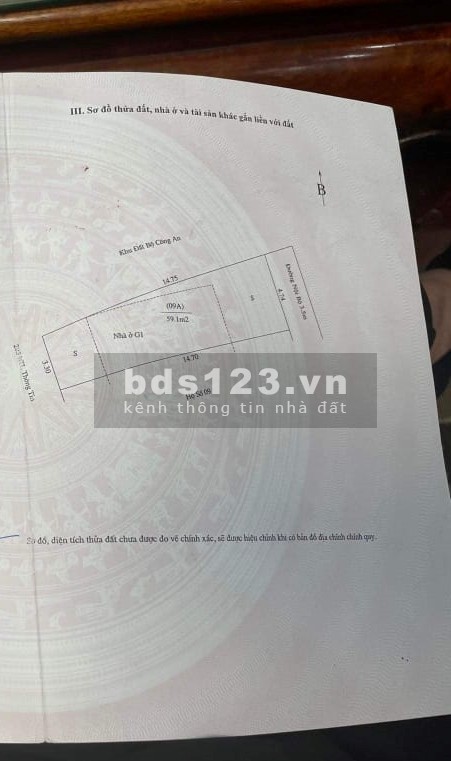 Bán gấp đất Nguyễn Khang oto vào gần phố diện tích 60m mặt tiền gần 5m giá 5,95 tỷ