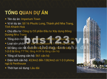 Căn Hộ Imperium Town Tp Nha Trang, Cơ Hội An Cư Đầu Tư Bậc Nhất 2022, Chính Thức Mở Bán Đợt I .