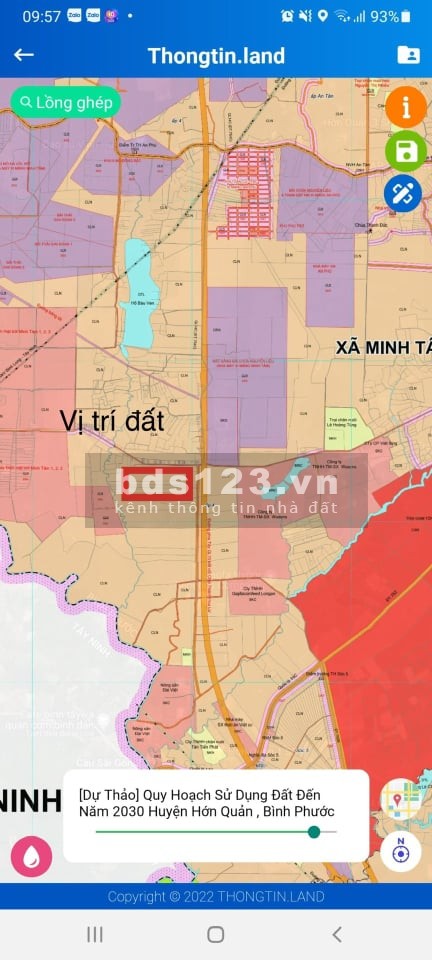 Chính chủ cần bán đất xã Minh Tân, huyện Hớn Quản, tỉnh Bình Phước, liên hệ 0982867157