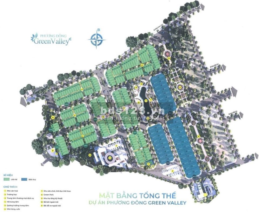 Bán đất dự án Phương Đông Green Valley Lương Sơn, Hòa Bình giá bán 16 triệu/m2