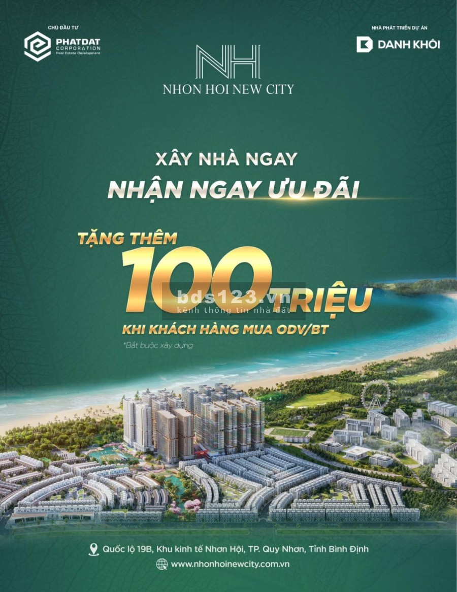 Đất nền ven biển Quy Nhơn mở giỏ hàng vị trí đẹp hạ tầng đồng bộ, sổ sẵn chính chủ
