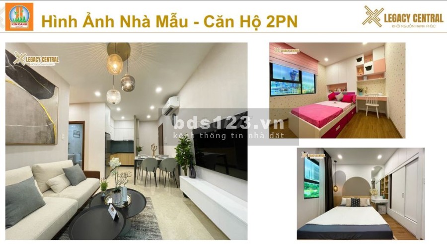 Legacy Central 225triệu 2PN ngay VSIP1, Aeon nội khu có đầy đủ tiện ích, liên hệ 0399823015