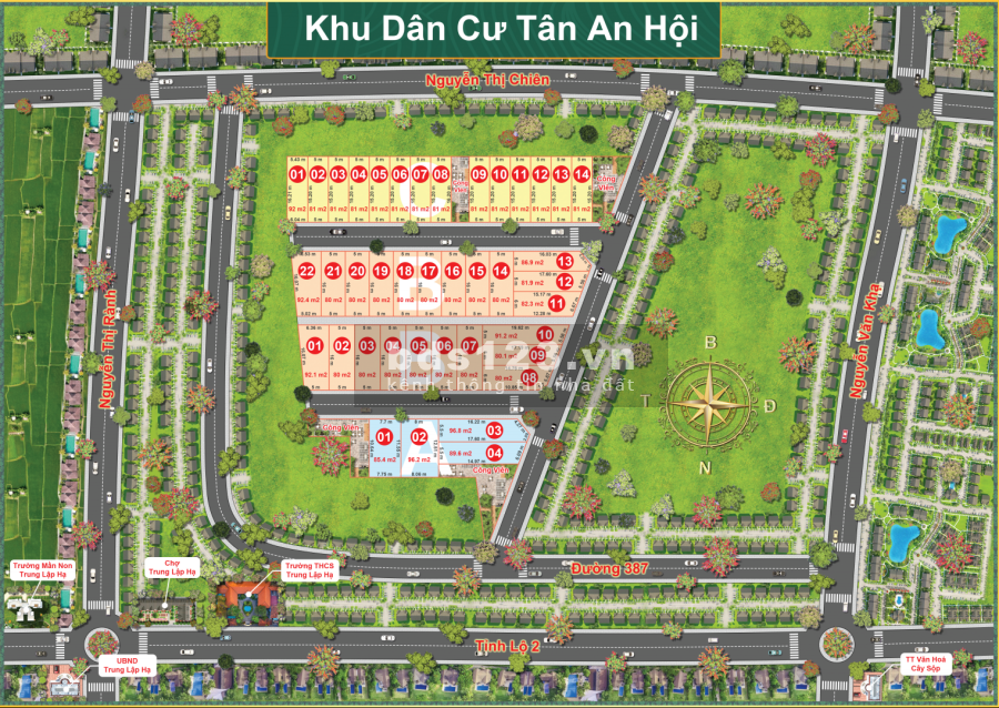 Dự án đất nền hót nhất Củ Chi tại thời điểm này, giá tốt nằm sát trung tâm, lh 0981305792