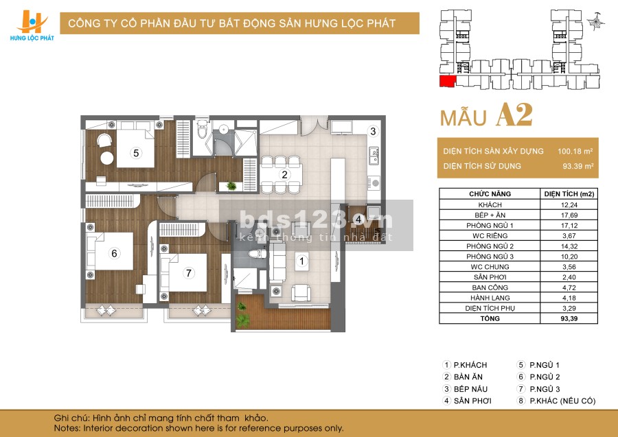 Căn hộ cao cấp quận 7 liền kề Phú Mỹ Hưng 3pn 100m2 giá 5,2 tỷ đã có VAT LH 0974029787