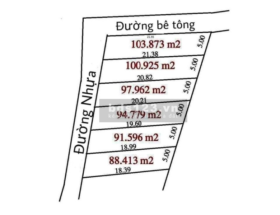 Đất đường nhựa diện tích sử dụng (577m2,30×21/)Vĩnh An, Vĩnh Cửu khu dân cư đông đúc