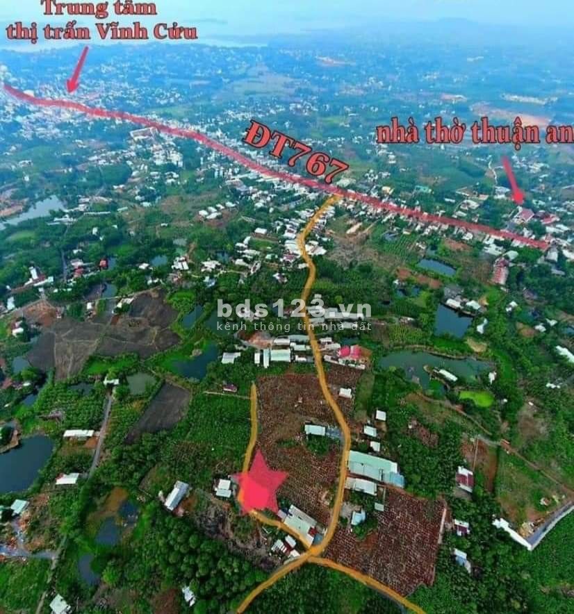 Đất đường nhựa diện tích sử dụng (577m2,30×21/)Vĩnh An, Vĩnh Cửu khu dân cư đông đúc