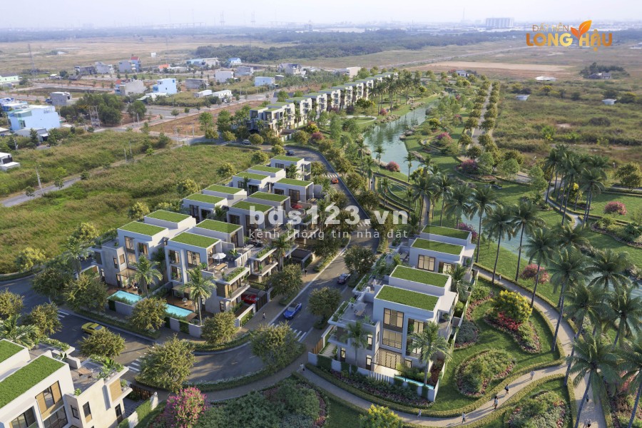 Bán đất nền biệt thự Long Hậu nơi khỏi nguồn hạnh phúc, tiện ích đầy đủ, giá đầu tư sinh lời