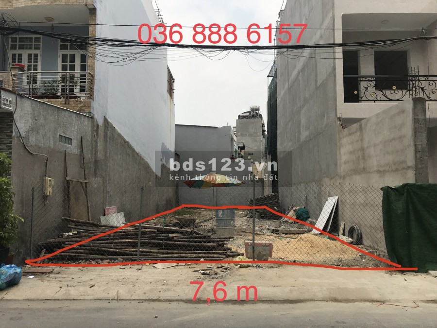 Cho thuê đất thổ cư mặt tiền đường số 17, phường 11, quận Gò Vấp. Giá tốt. Khu dân cư đông đúc