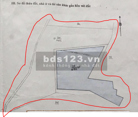 Bán đất trồng cây lâu năm thuộc khu dân cư diện tích 41.180m2 tại Di Linh Lâm Đồng, lhcc