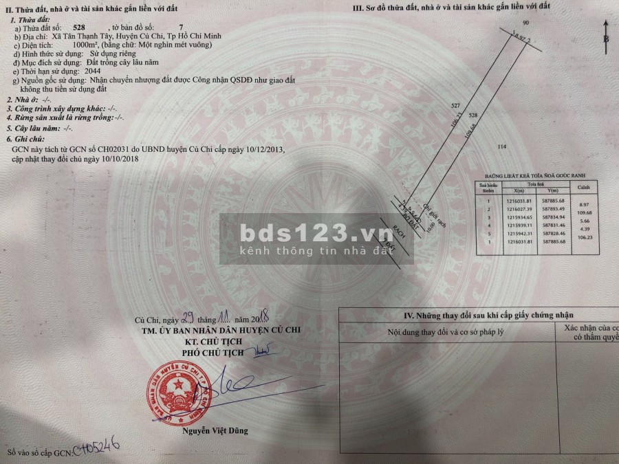Nhà vườn xã Tân Thạnh Tây view kênh liên hệ giá tốt bao thoải mái, giấy tờ pháp lý đủ