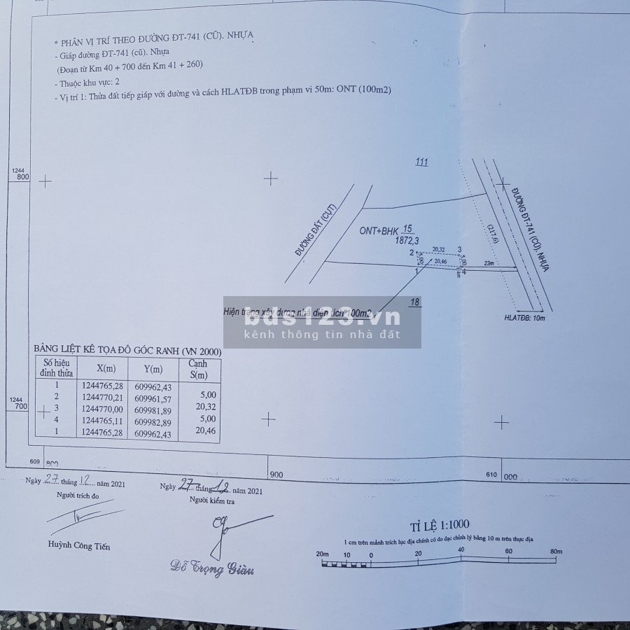 Chính chủ bán nhanh lô đất rộng 1800m2, pháp lý chuẩn, đường vào lớn, giá 3.8 tỷ, thương lượng