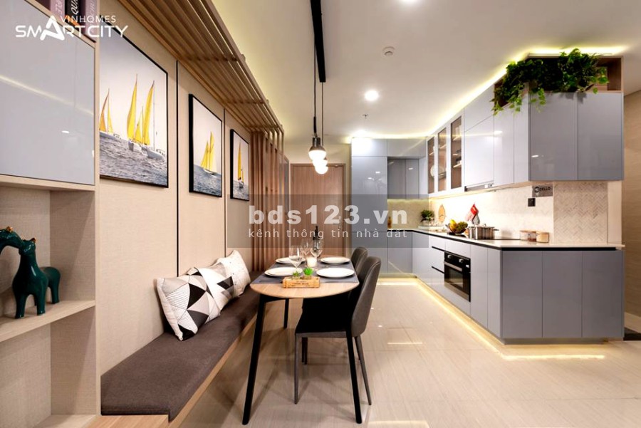Liên hệ 0912493223 Cho thuê căn hộ 1 ngủ full nội thất 6.5tr Vinhomes Smart City