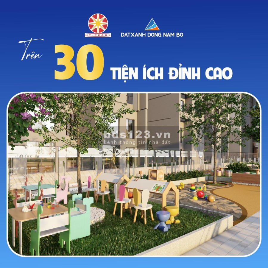 Dự án HT Pearl, Dĩ An, Bình Dương, pháp lý hoàn chỉnh 100%, giá đầu tư sinh lời cao