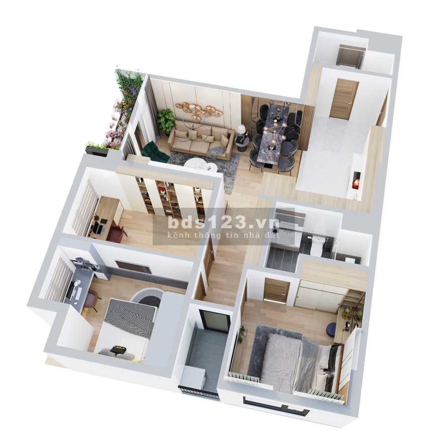 3 phòng ngủ cao cấp giá tốt nhất Phương Đông Green Home, giá chỉ 29tr/m2 LH:0982706222