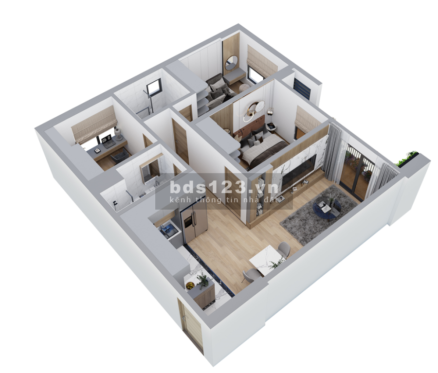 3 phòng ngủ cao cấp giá tốt nhất Phương Đông Green Home, giá chỉ 29tr/m2 LH:0982706222