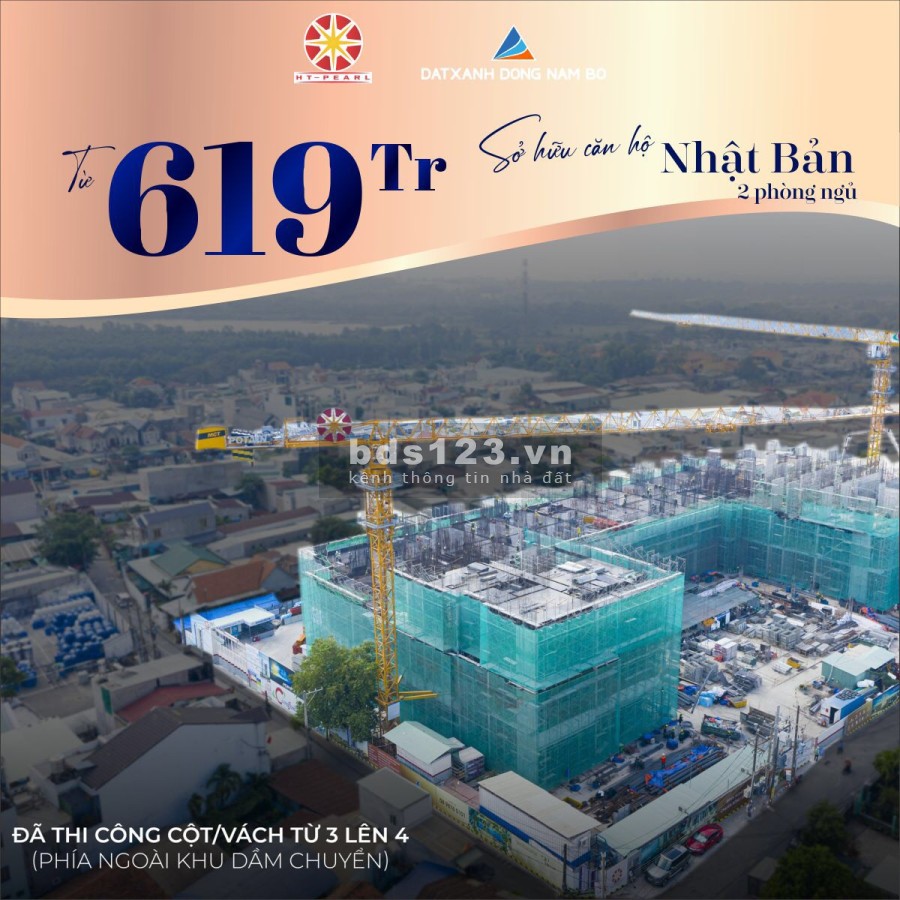 Căn hộ cao cấp HT Pearl nơi hội tụ tinh hoa cao cấp, thanh toán linh hoạt, lh 0368696933